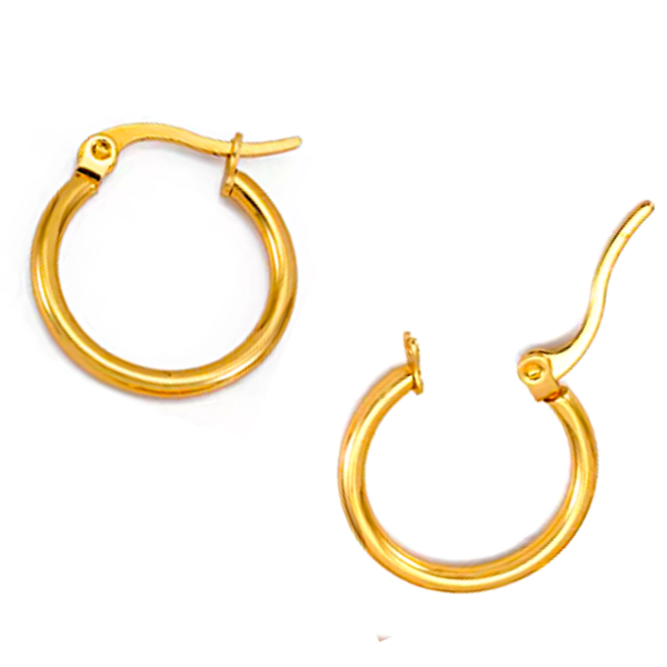 Beau Classic Hoop Earrings - Image 3