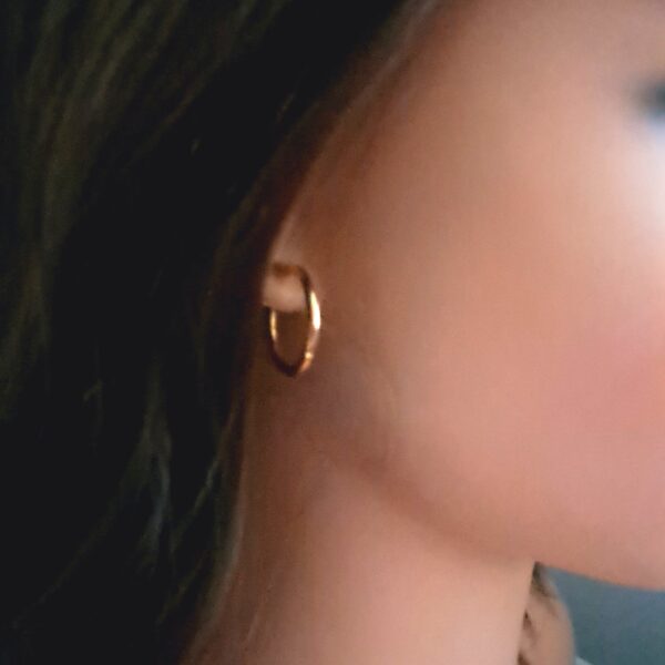 Beau Classic Hoop Earrings - Image 2