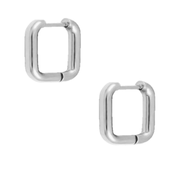 Roxy Square Hoop Earrings - Image 2