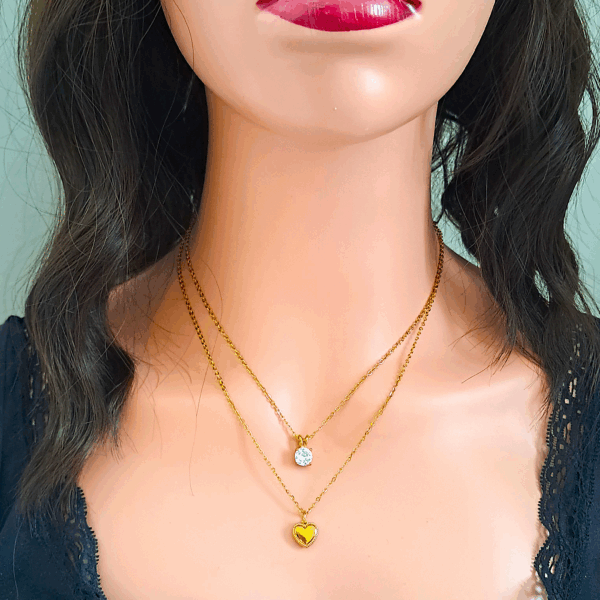 Millie Heart Pendant Necklace - Image 4
