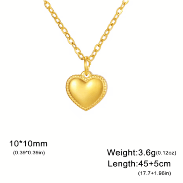 Millie Heart Pendant Necklace - Image 2